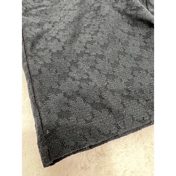 NWT Open Edit Floral Lace Bike Shorts In Black - Picture 10 of 11